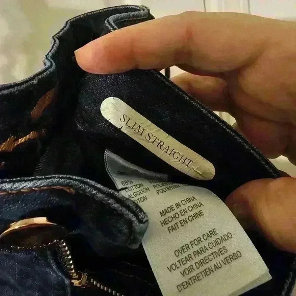 Seven7 Slim Straight Jeans Womens Size 6 - Picture 3 of 5